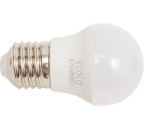 Светодиодная лампа Ecola globe LED Premium 8,0W G45 220V E27 4000K шар композит 78x45 K7QV80ELC