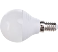 Светодиодная лампа Ecola globe LED Premium 9,0W G45 220V E14 6000K шар композит 82x45 K4QD90ELC