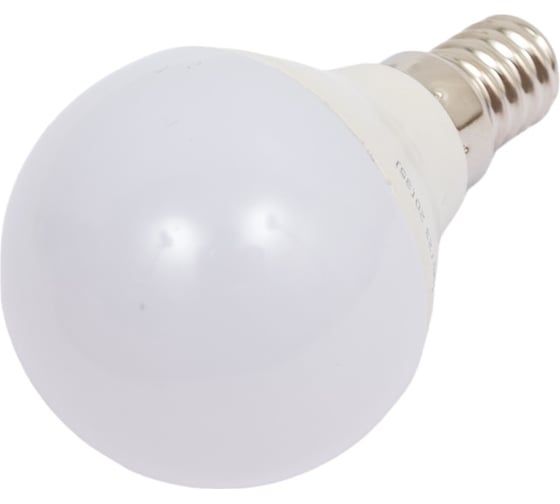 Светодиодная лампа Ecola globe LED Premium 5,4W G45 220V E14 2700K шар композит 82x45 K4QW54ELC