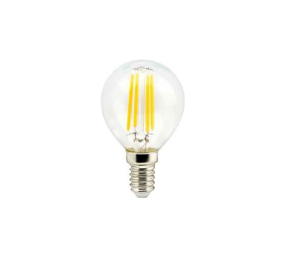 Светодиодная лампа Ecola globe LED Premium 6,0W G45 220V E14 2700K 360 Ra 80,100 Lm/W, КП=0 78x45 N4PW60ELC