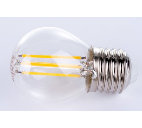 Светодиодная лампа Ecola globe LED Premium 6,0W G45 220V E27 2700K 360 Ra 80,100 Lm/W, КП=0 68x45 N7PW60ELC