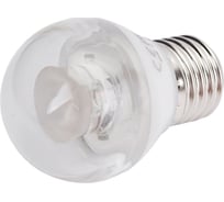 Светодиодная лампа Ecola globe LED Premium 7,0W G45 220V E27 4000K прозрачный шар с линзой композит 75x45 K7FV70ELC