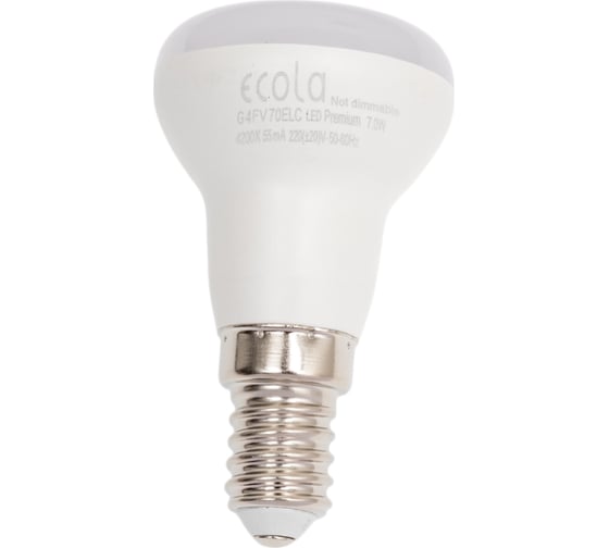 Светодиодная лампа Ecola Reflector R39 LED Premium 7,0W 220V E14 4200K композит 69x39 G4FV70ELC