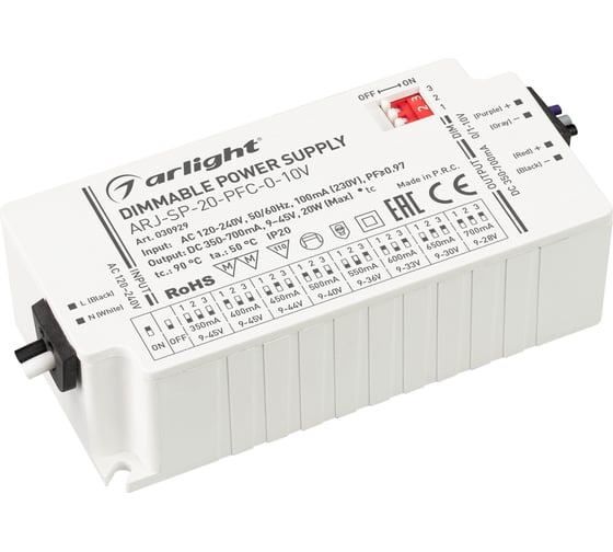 Блок питания Arlight ARJ-SP-20-PFC-0-10V 030929 1