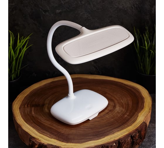 Лампа настольная светодиодная Baoli 8 Вт 4000К аккумуляторная USB-зарядка и ночник REXANT 75-0222