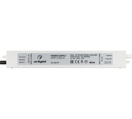 Блок питания Arlight ARPV-24040-D 026177