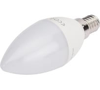 Светодиодная лампа Ecola candle LED 6,0W 220V E14 4000K свеча композит 101x37 C4LV60ELC