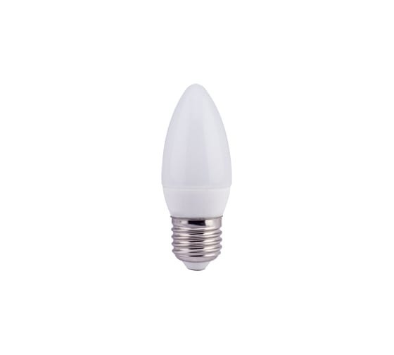 Светодиодная лампа Ecola candle LED 6,0W 220V E27 4000K свеча композит 101x37 C7LV60ELC 1