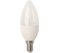 Светодиодная лампа Ecola candle LED 7,0W 220V E14 6000K свеча композит 105x37 C4LD70ELC