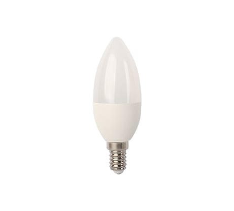 Светодиодная лампа Ecola candle LED 7,0W 220V E14 6000K свеча композит 105x37 C4LD70ELC