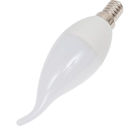Светодиодная лампа Ecola candle LED 6,0W 220V E14 4000K свеча на ветру композит 129x37 C4YV60ELC
