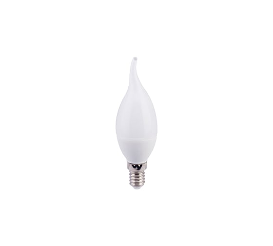 Светодиодная лампа Ecola candle LED 6,0W 220V E14 4000K свеча на ветру композит 129x37 C4YV60ELC