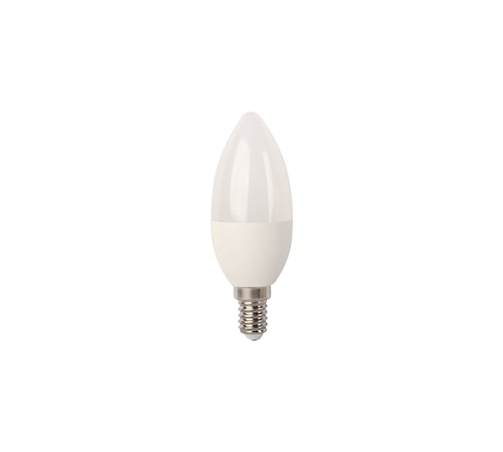 Светодиодная лампа Ecola candle LED 8,0W 220V E14 6000K свеча композит 100x37 C4LD80ELC