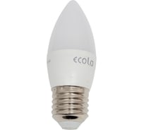 Светодиодная лампа Ecola candle LED 7,0W 220V E27 2700K свеча композит 103x37 C7LW70ELC