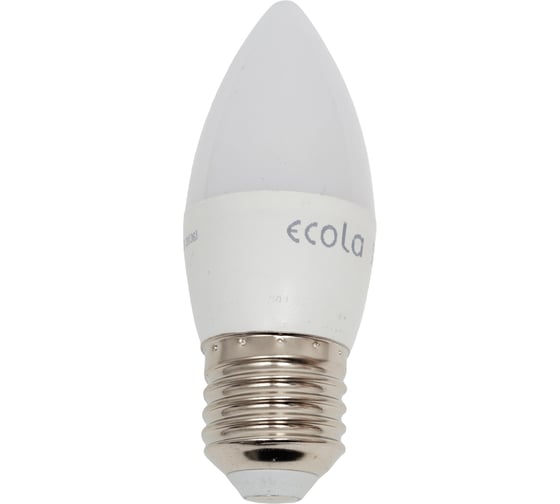 Светодиодная лампа Ecola candle LED 7,0W 220V E27 2700K свеча композит 103x37 C7LW70ELC 1