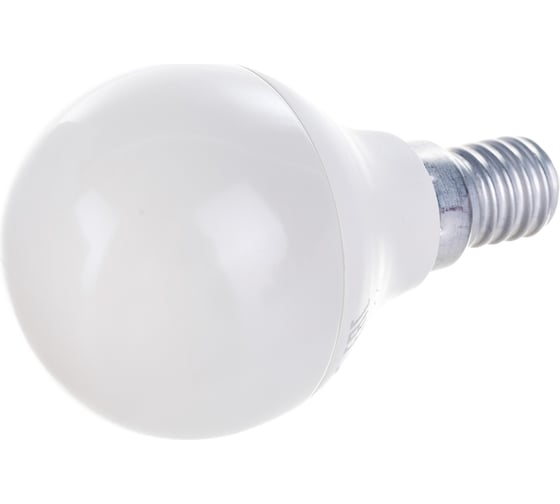 Светодиодная лампа Ecola globe LED 8,0W G45 220V E14 4000K шар композит 78x45 K4GV80ELC