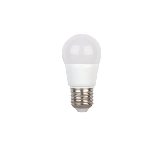 Светодиодная лампа Ecola globe LED 5,4W G45 220V E27 4000K шар композит 82x45 K7GV54ELC