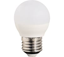 Светодиодная лампа Ecola globe LED 8,0W G45 220V E27 6000K шар композит 78x45 K7GD80ELC