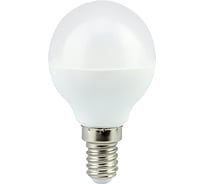 Светодиодная лампа Ecola globe LED 7,0W G45 220V E14 2700K шар композит 82x45 K4GW70ELC