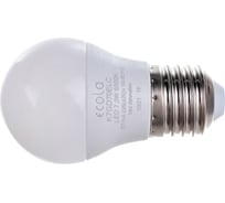 Светодиодная лампа Ecola globe LED 7,0W G45 220V E27 6500K шар композит 82x45 K7GD70ELC