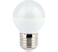 Светодиодная лампа Ecola globe LED 7,0W G45 220V E27 2700K шар композит 82x45 K7GW70ELC
