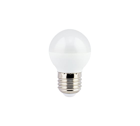 Светодиодная лампа Ecola globe LED 7,0W G45 220V E27 2700K шар композит 82x45 K7GW70ELC