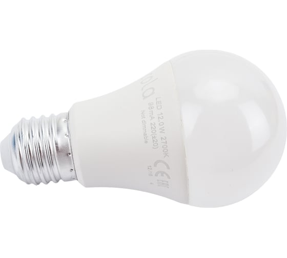 Светодиодная лампа Ecola classic LED 12,0W A60 220-240V E27 2700K композит 110x60 D7RW12ELC