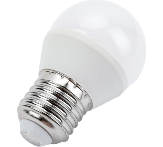 Светодиодная лампа Ecola globe LED 8,0W G45 220V E27 2700K шар композит 78x45 K7GW80ELC