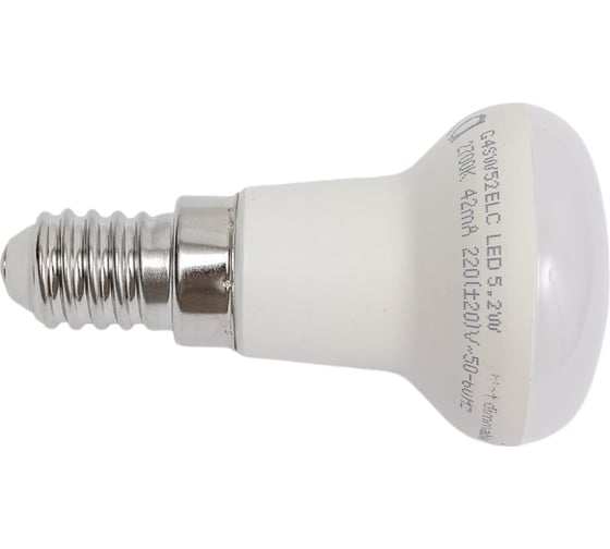 Светодиодная лампа Ecola Reflector R39 LED 5,2W 220V E14 2700K композит 69x39 G4SW52ELC