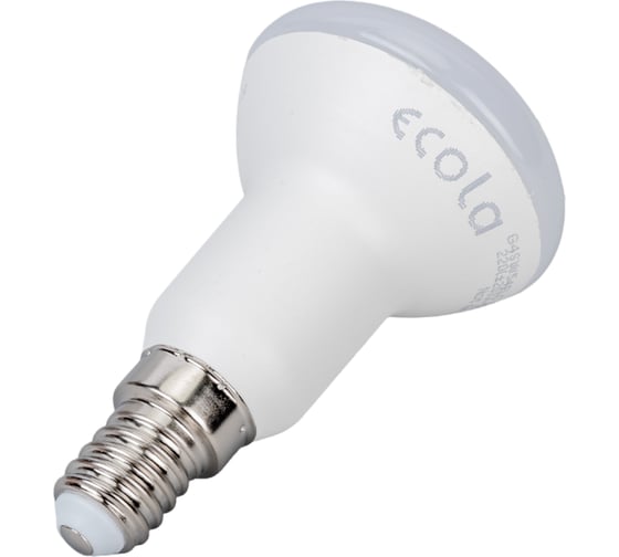Светодиодная лампа Ecola Reflector R50 LED 5,4W 220V E14 2800K композит 85x50 G4SW54ELC