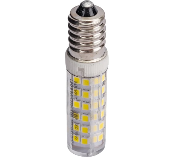 Светодиодная лампа Ecola T25 LED Micro 5,5W E14 4000K 340 кукуруза 62x17 mm B4TV55ELC