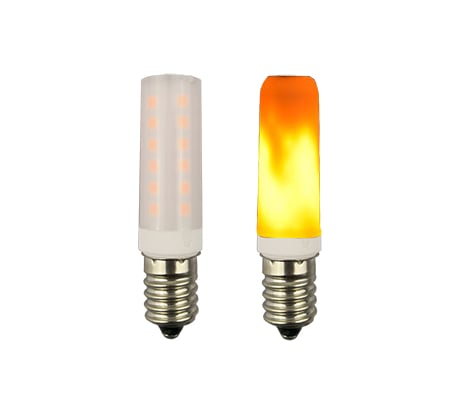 Филаментная лампа Ecola T25 LED Micro 1,0W E14 Flame имитация пламени 64x16 mm B4TF10ELC