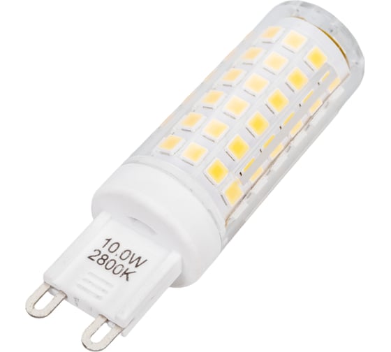 Светодиодная лампа Ecola G9 LED 10,0W Corn Micro 220V 2800K 360 65x19 G9RW10ELC