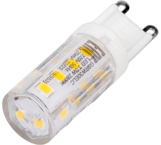 Светодиодная лампа Ecola G9 LED 3,0W Corn Micro 220V 2800K 320 50x16 G9RW30ELC