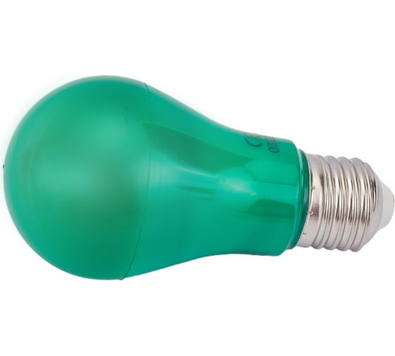 Светодиодная лампа Ecola classic LED color 8,0W A55 220V E27 Green Зеленая 360 композит 108x55 K7CG80ELY