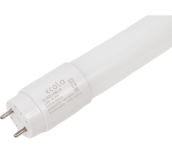 Светодиодная лампа Ecola T8 G13 LED 10,0W 220V 6500K CL8D10ELB