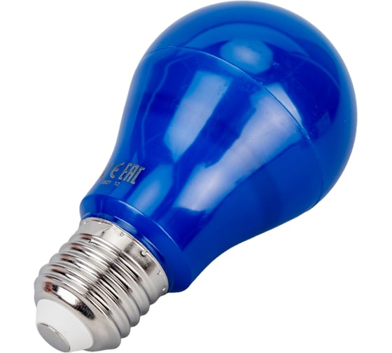 Светодиодная лампа Ecola classic LED color 12,0W A60 220V E27 Blue Синяя 360 композит 110x60 K7CB12ELY
