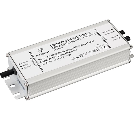 Блок питания Arlight ARPV-UH24150-PFC-DALI-PH 026126 1
