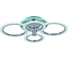 Светодиодная люстра Profit Light 8003/4 CHR 1