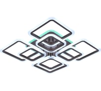 Светодиодная люстра Profit Light 8075/4+4 COF