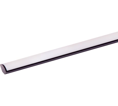 Угловой профиль TDM ELECTRIC алюминиевый, черный, 1616, 2 м, матовый рассеиватель, 2 заглушки, 3 крепежа SQ0331-0495
