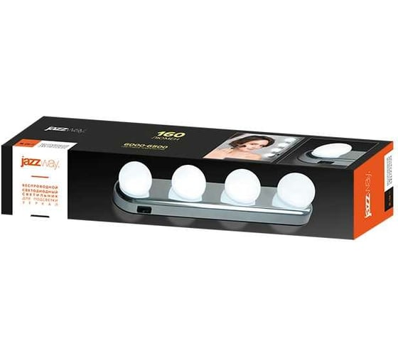 Светодиодный светильник Jazzway ML-L04-sr подсветка для зеркала серебр. 5036734