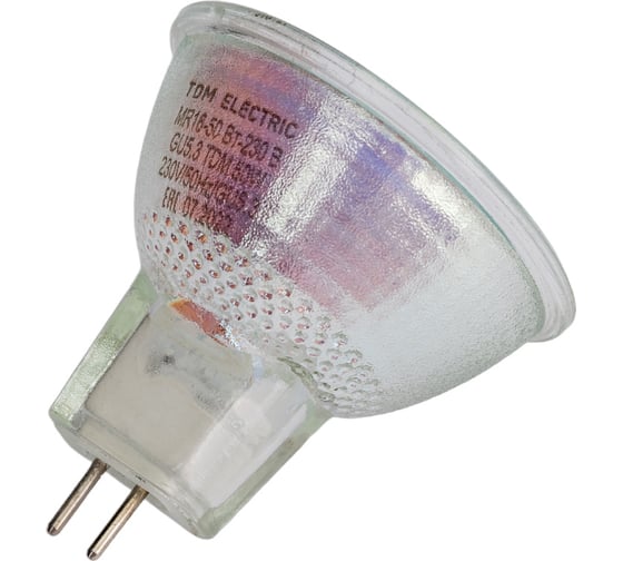 Галогенная лампа с отражателем TDM MR16 (JCDR), 50 Вт, 230 В, GU5.3 SQ0341-0009
