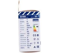 Светодиодная лампа Ergolux LED-A60-11W-E27-6K ЛОН 11Вт Е27 6500К 220-240В, ПРОМО 14724