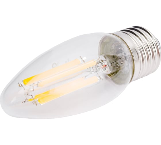 Светодиодная филаментная лампа LSCLB75 6W/827 230V FILCL E27 10x1 Osram 4058075687882