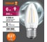 Светодиодная филаментная лампа Osram LSCLB75 6W/840 230VFILCL E27 10x1 4058075687912 2