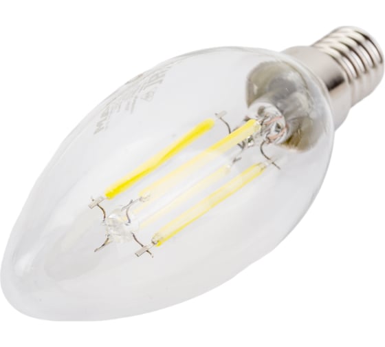 Светодиодная филаментная лампа Osram LSCLB60 5W/865 230V FILCL E14 10x1 4058075687974