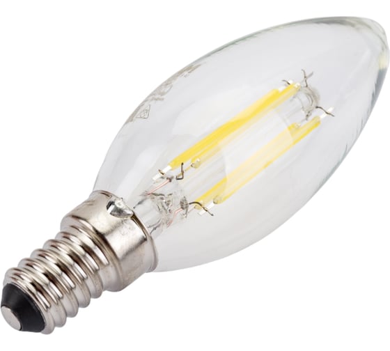 Светодиодная филаментная лампа Osram LS CLB40 4W/865 230V FILCL E14 10x1 4058075687943