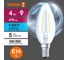 Лампа светодиодная филаментная Osram LS CLB40 4W/865 230VFILCL E14 4058075687943 3