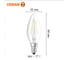 Светодиодная филаментная лампа Osram LSCLB75 6W/865 230V FILCL E14 10x1 4058075688001 2